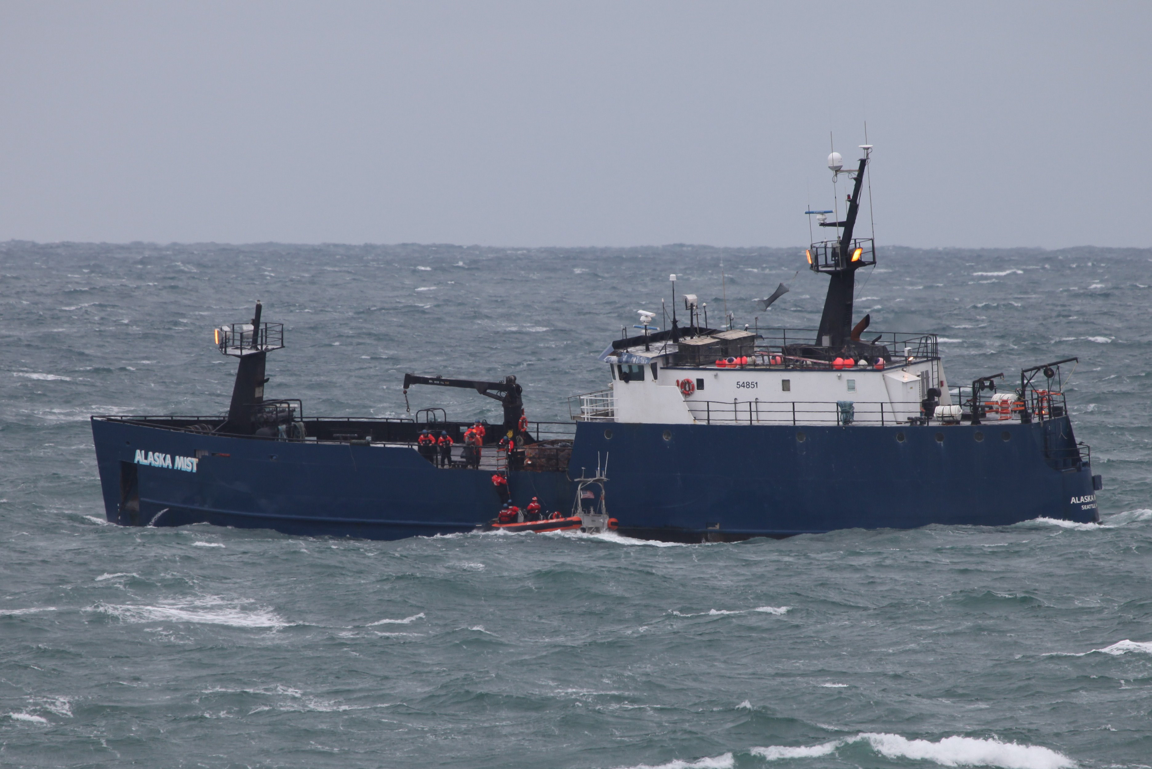 DVIDS - Images - Coast Guard medevacs man from fishing vessel Kari Marie  201 miles north of St. Paul, Alaska [Image 1 of 2]