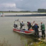 Sand Barge sunk Noorderlicht Rhine