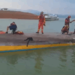 Passenger ship capsizes on Lake Dongjiang; 2 killed