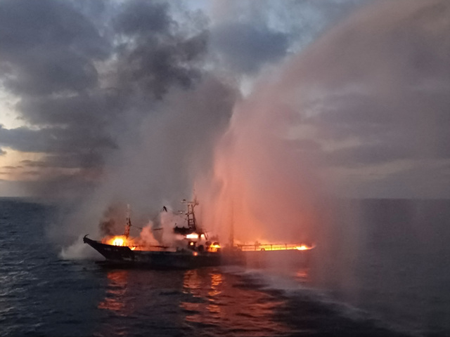 Marado Island Fire
