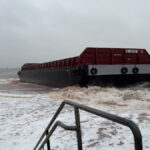 Barges Aground