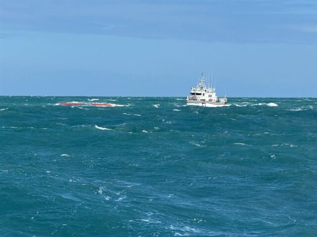 Yu Shan No.36 and Lih Fa No.168 capsized off Taiwan