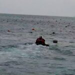 Capsized off Pado-ri