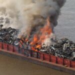 Mobile Barge Fire